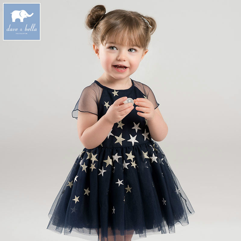 Dave&Bella Toddler Girls Purple Striped Princess Dress main image 0