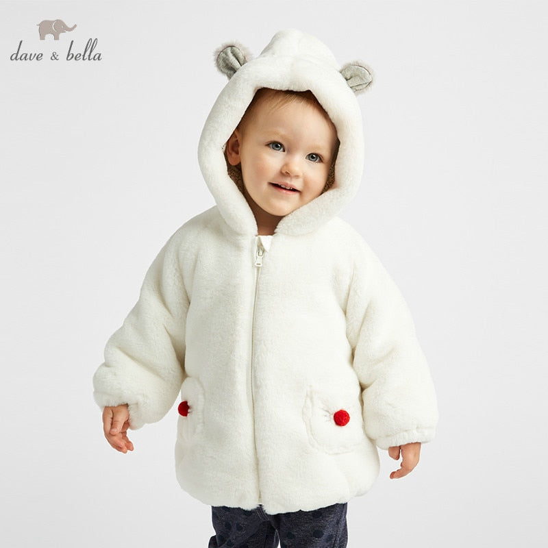 Dave&Bella Toddler Girls Cotton White Shirts Top main image 0